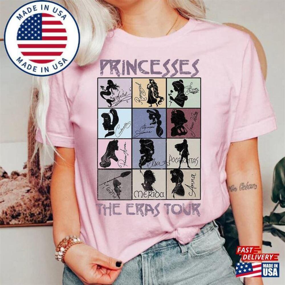 Princess Eras Tour Shirt Royal Disney Princesses Tee - Picture 1 of 4